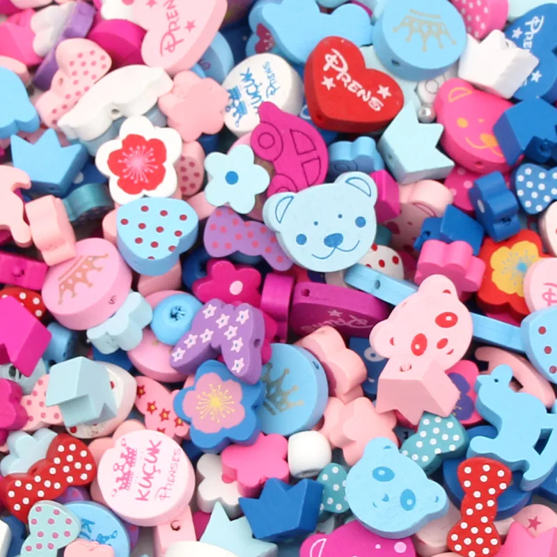 50 шт. деревянные разноцветные бусины|beads for jewelry making|spacer beadswooden beads |