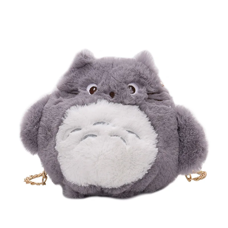 Женская сумка через плечо с аниме Мой neighter Totoro Cat плюшевая мягкая мини мессенджер