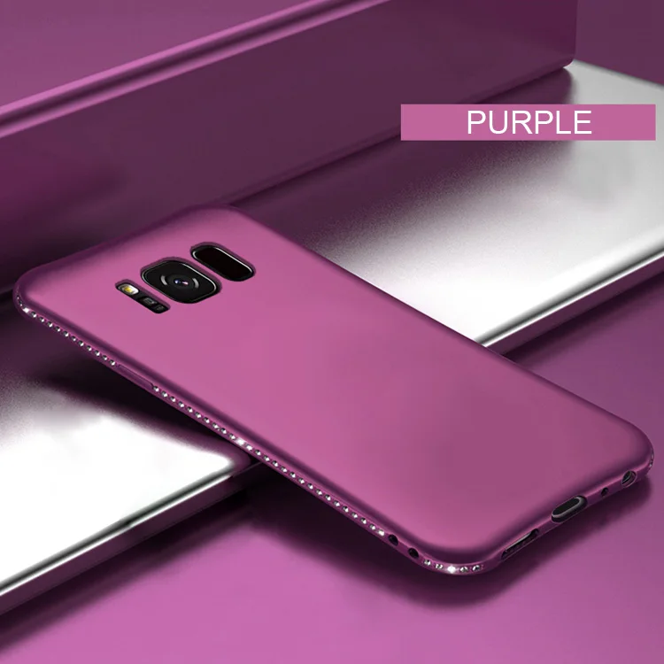 Мягкий силиконовый чехол для телефона samsung Galaxy S8 S9 S10 Plus S10E S7 Edge Note 8 9 S8Plus S9Plus S7Edge funda diamond shell Cover