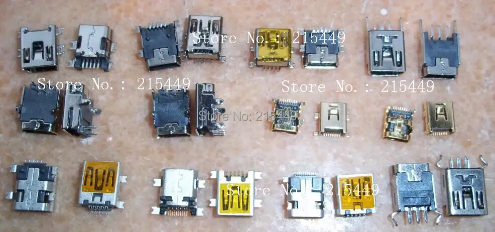 Разъем USB 2 0 для mp3/mp4/мобильных телефонов/планшетов/ноутбуков 60 шт./лот 12 моделей