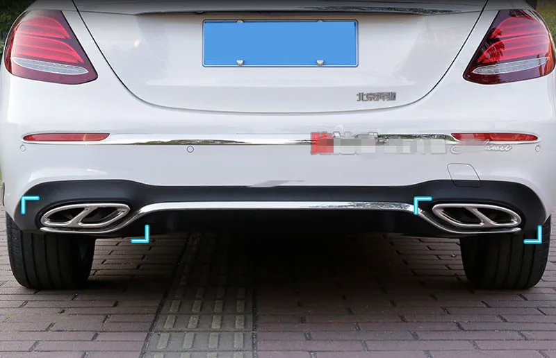Высокое качество для Mercedes Benz GLC A B C E класс X253 W205 купе W213 W176 W177 W246 W247- крышка выхлопной трубы отделка сталь