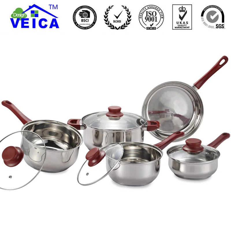 Набор кухонной посуды Tencere 2020 высокое качество Fda 5 шт. кастрюли для приготовления