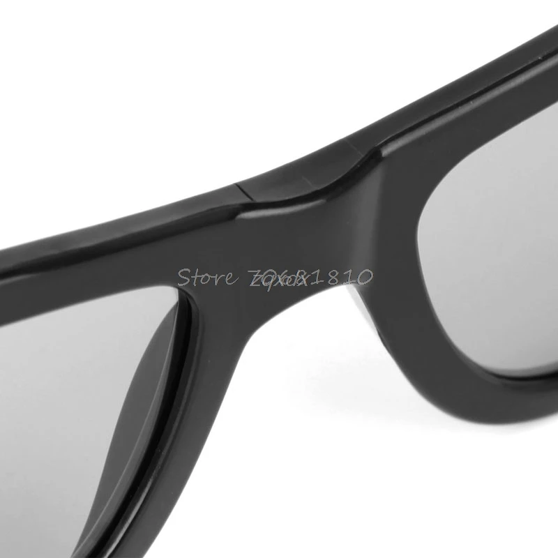 Круглые поляризованные Пассивные 3D стерео очки черные для TV Real D IMAX Cinemas оптовая