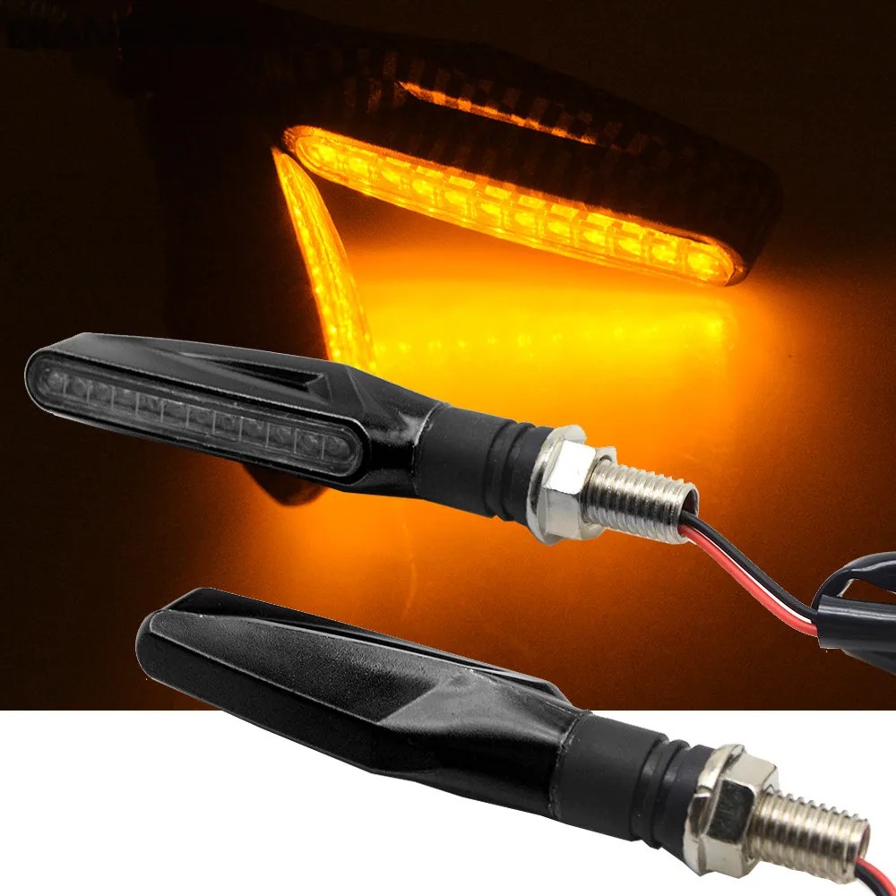 Универсальный 12V мотоциклов светодиодный индикатор сигнала поворота мигалка