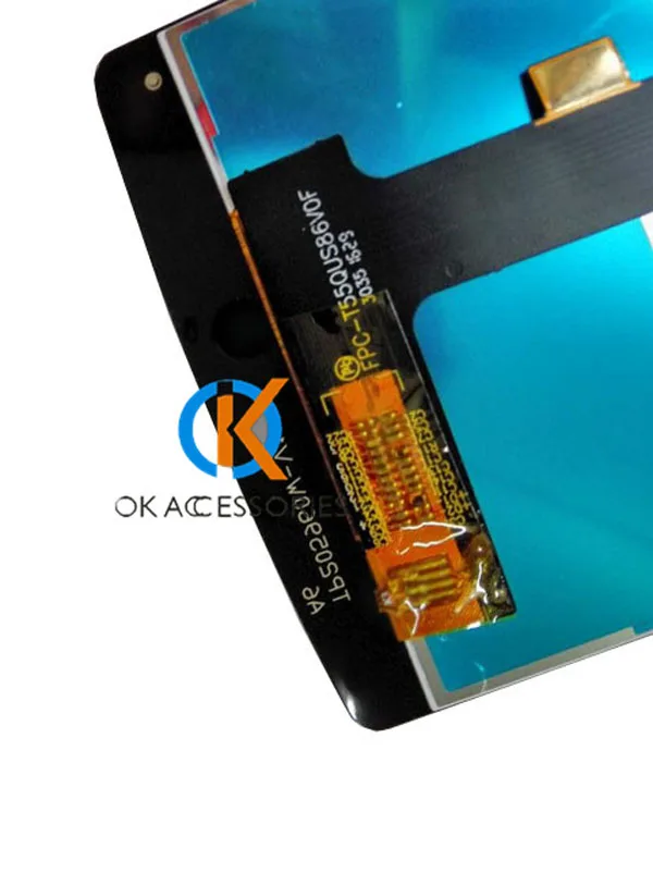 ЖК дисплей и сенсорный дигитайзер в сборе с лентой для Vernee Apollo Lite|Экраны