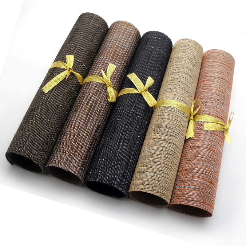 Европейский ПВХ изоляционный коврик столовый стол миски западные Мытые