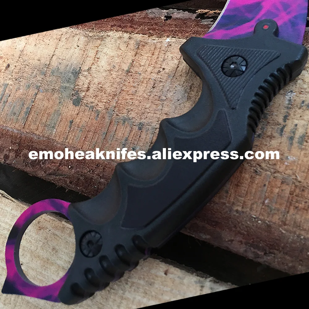 Doppler VS CS GO Karambit коготь ножи Sharp Counter Strike игры для шашлыков выживания кемпинг борьба