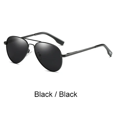 Black - Black Ralferty, Классические солнцезащитные очки пилота, женские, мужские, поляризационные, UV400, высокое качество, солнцезащитные очки, мужские, водительские, очки, женские, оттенки, J3028 - Цвет линз: Black - Black