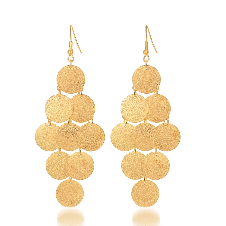 Европейские и американские серьги кисточки в стиле панк рок винтажные