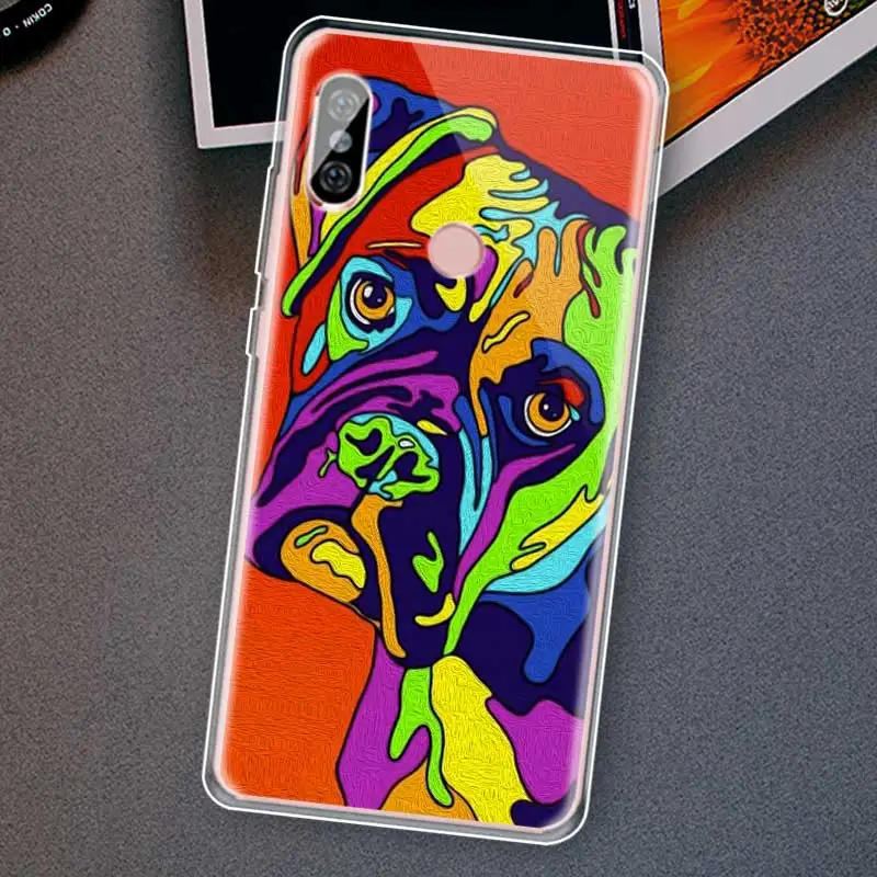 DREAMFOX N015 Dog Art Soft TPU Silicone Cover For Xiaomi Redmi Note 3 4 5 Plus 3S 4A 4X 5A Pro Global Case |