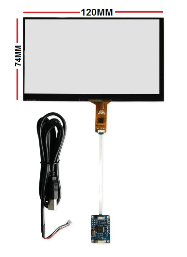 Universal 4.3 / 5 6.2 7 8 9 /10.1 inch Capacitive touch screen USB driver Industrial equipment panel | Компьютеры и офис