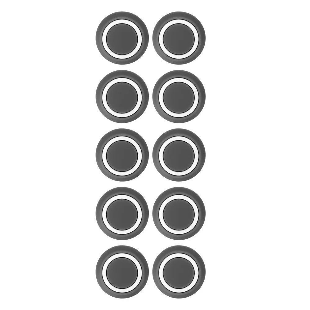 Grey YOSOLO 10 шт./упак. анти-три круглые защитные Стикеры край двери гвардии отделка автомобиля Охранная система угловой Бампер протектор Авто-Стайлинг - Цвет: Grey