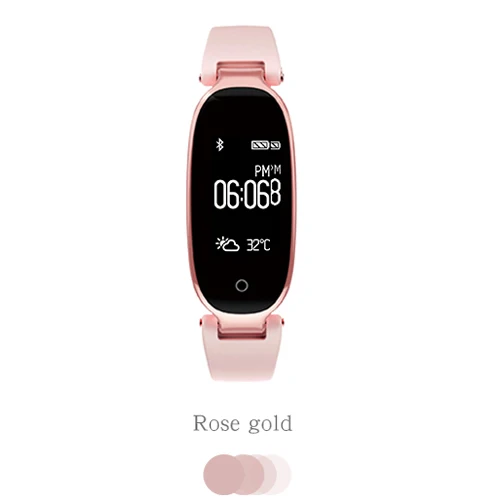 ROSE GOLD Letine Smartband умный Браслет для фитнеса с трекером физической активности, монитором запястья пульсометр для iOS Andriod VS Fit Bit - Цвет: ROSE GOLD