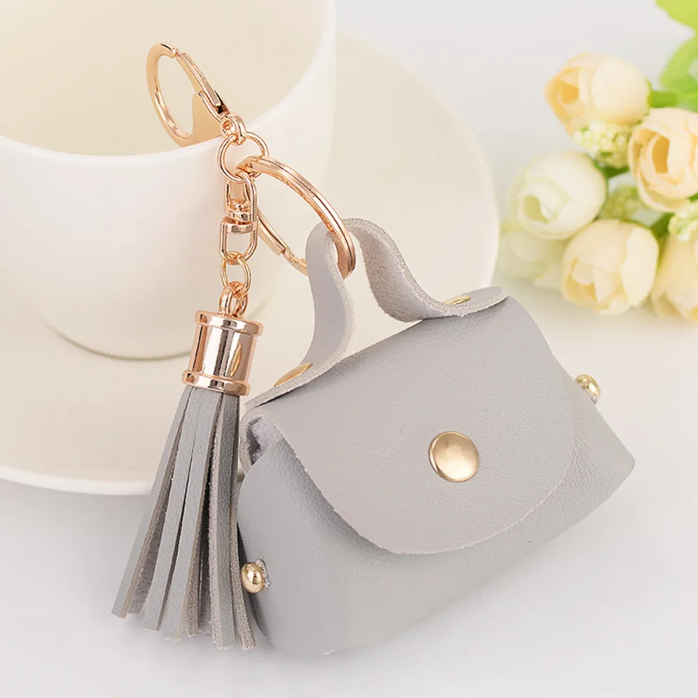 Onnea модный брелок из искусственной кожи Мини Портмоне с кисточками кошелек