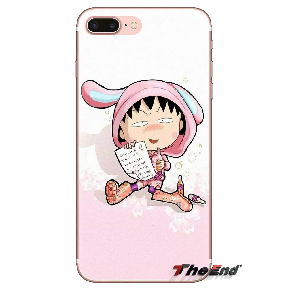Мягкие прозрачные чехлы для Samsung Galaxy A3 A5 A7 A9 A8 Star A6 Plus 2018 2015 2016 2017 Chibi Maruko Chan Japan |