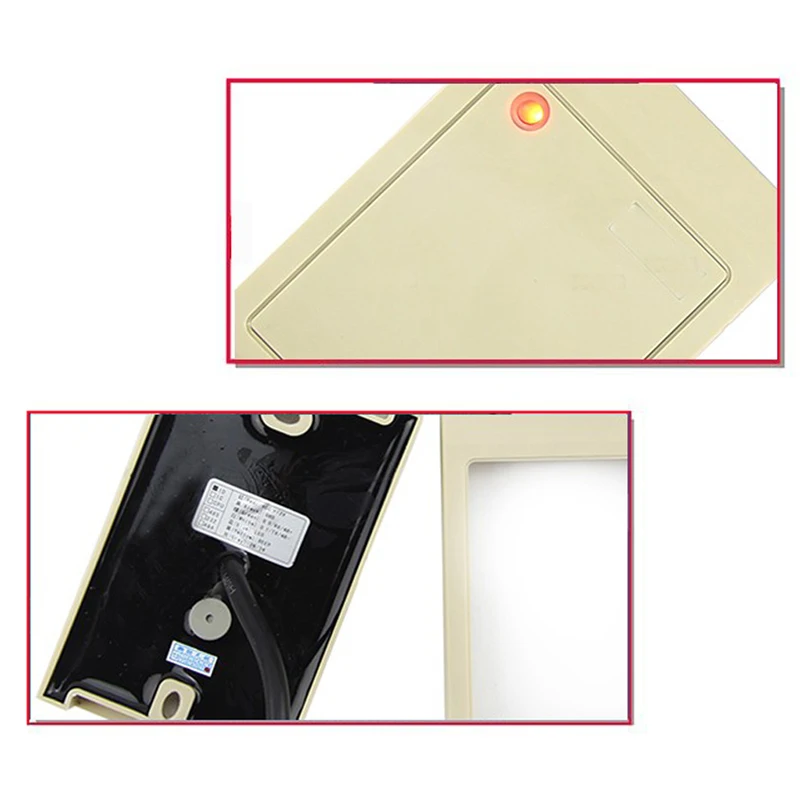 rf ic 13 56mhz wg2634 white color card reader water proof reader for door access control system free global shipping