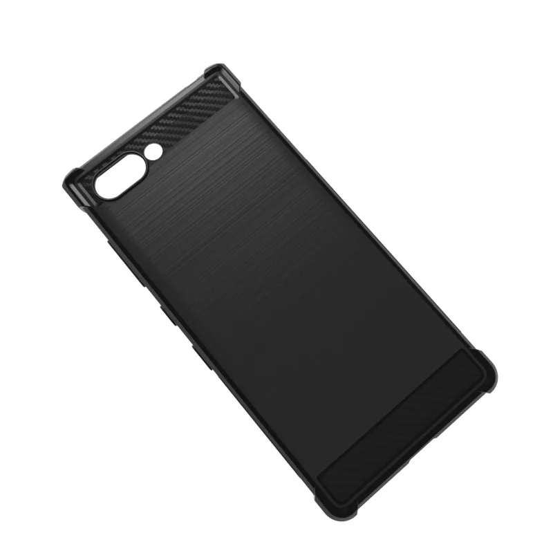 Для Blackberry KEY2 Чехол Мягкий ТПУ/углеродное волокно противоударный защитный чехол на заднюю панель для BlackBerry Key 2 Полный чехол для телефона