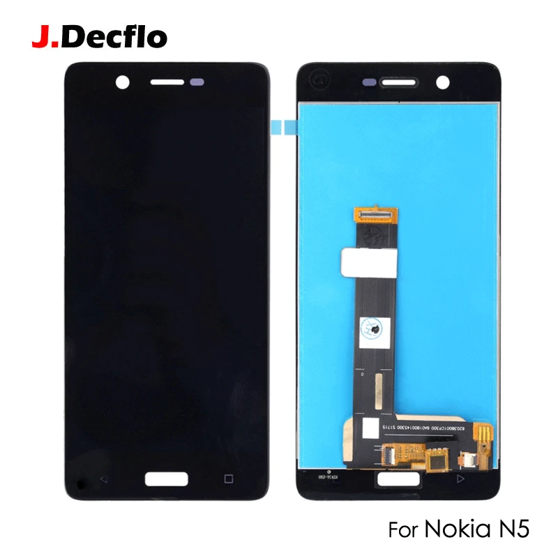 Для Nokia 5 N5 TA 1008 1030 ЖК дисплей Дисплей Сенсорный экран Digitizer Ассамблеи Замена без