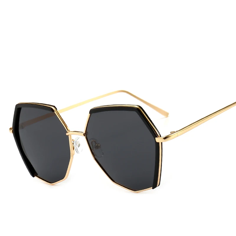Мода в виде многоугольника поляризованные солнцезащитные очки для женщин