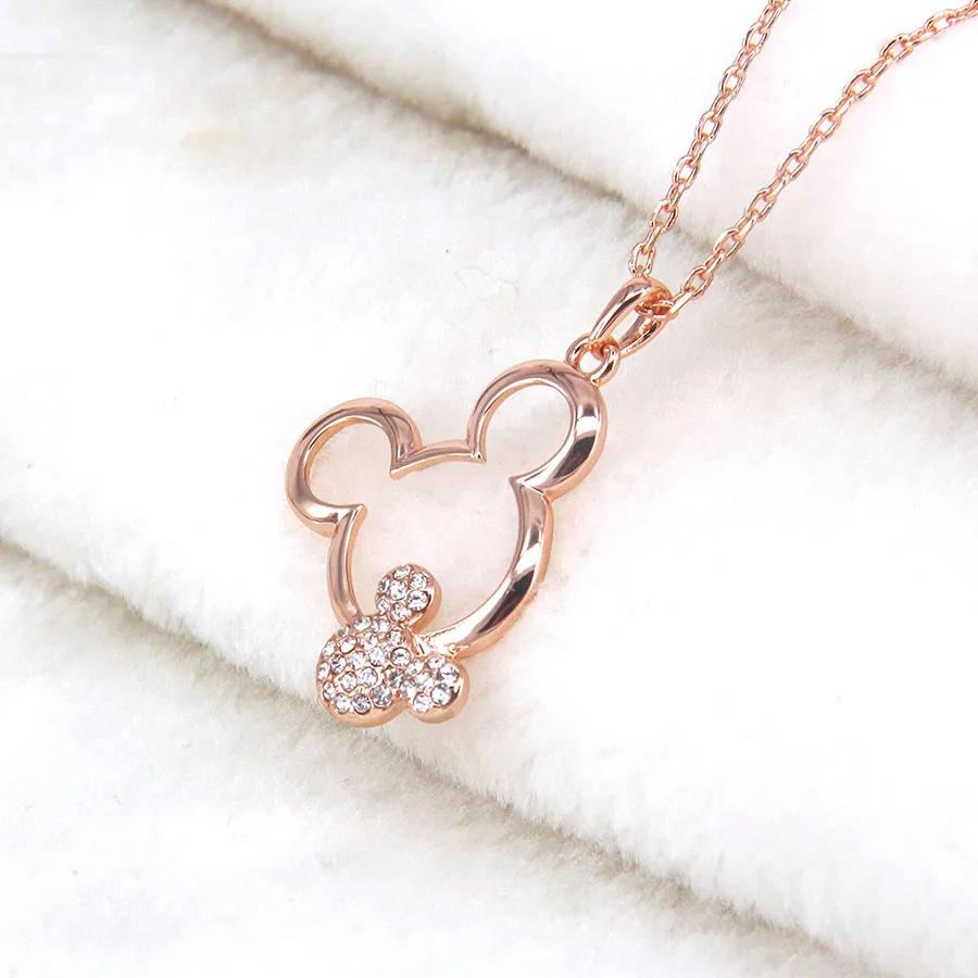 Ожерелье с Микки Маусом для женщин и девочек модные ювелирные изделия
