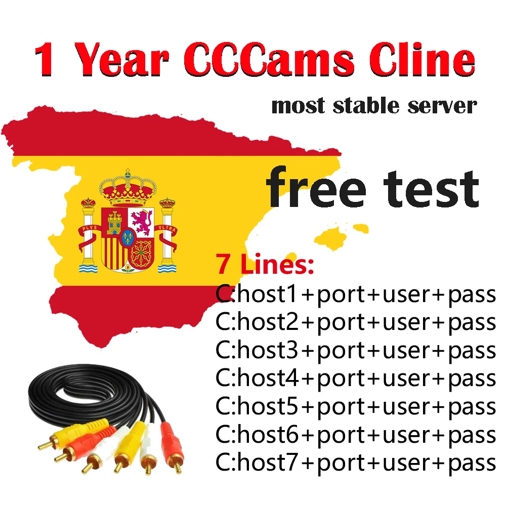 CCCamd Cline для 1 года Европа Astra ТВ самый стабильный сервер 7 Clines для Freesat GTmedia SKYSAT HD спутниковый ресивер для cсcam Испания