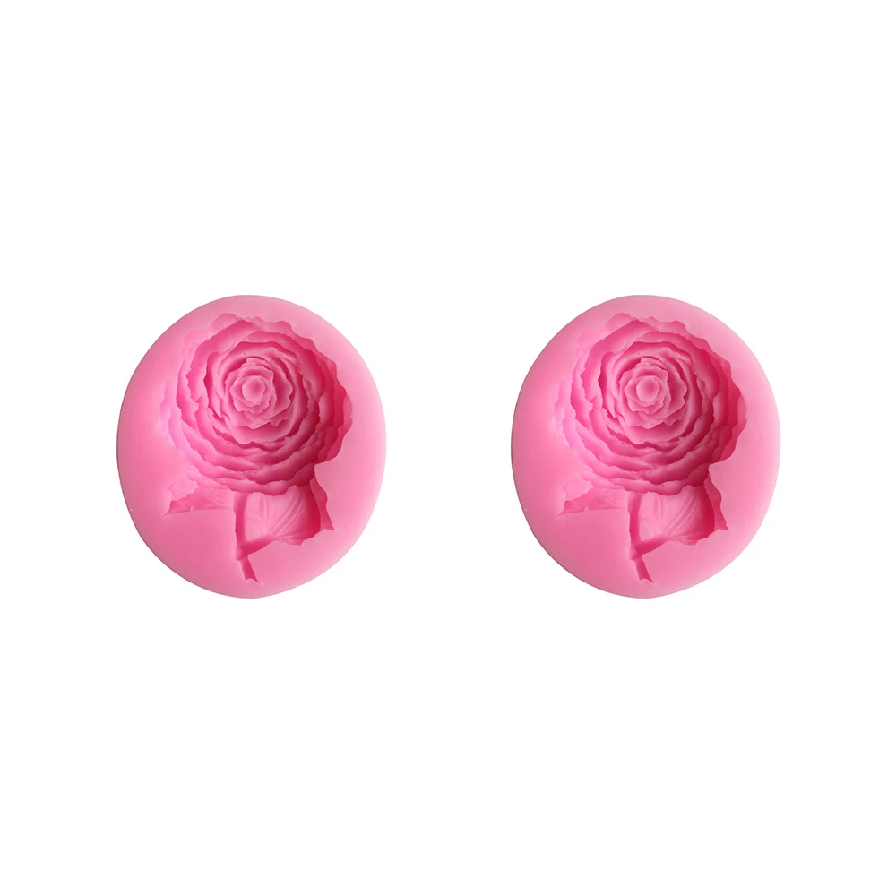 7 2*6 4 см цветок пиона Fondant Mold Шоколадные конфеты силиконовые формы DIY Украшение