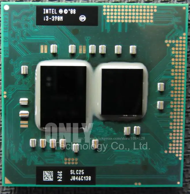 Бесплатная доставка процессор для ноутбука Кэш-память 3 м 2 66 ГГц i3 390 SLC25