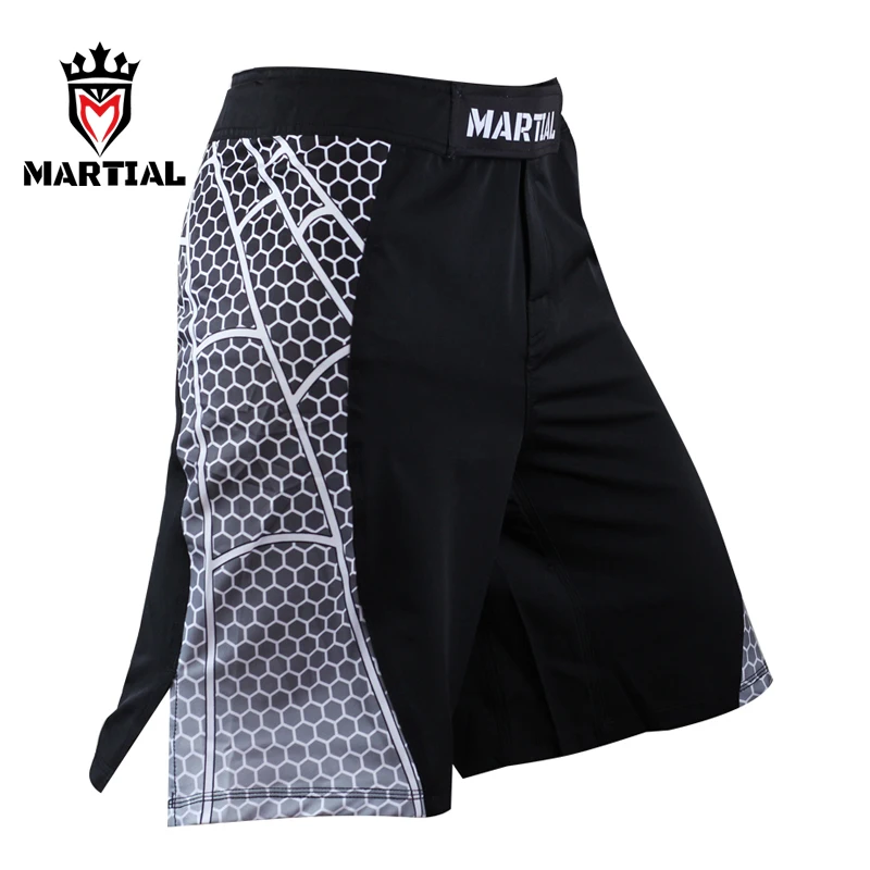 Боевые шорты для фитнеса и MMA боксерские трусы кроссфита Четырехсторонние