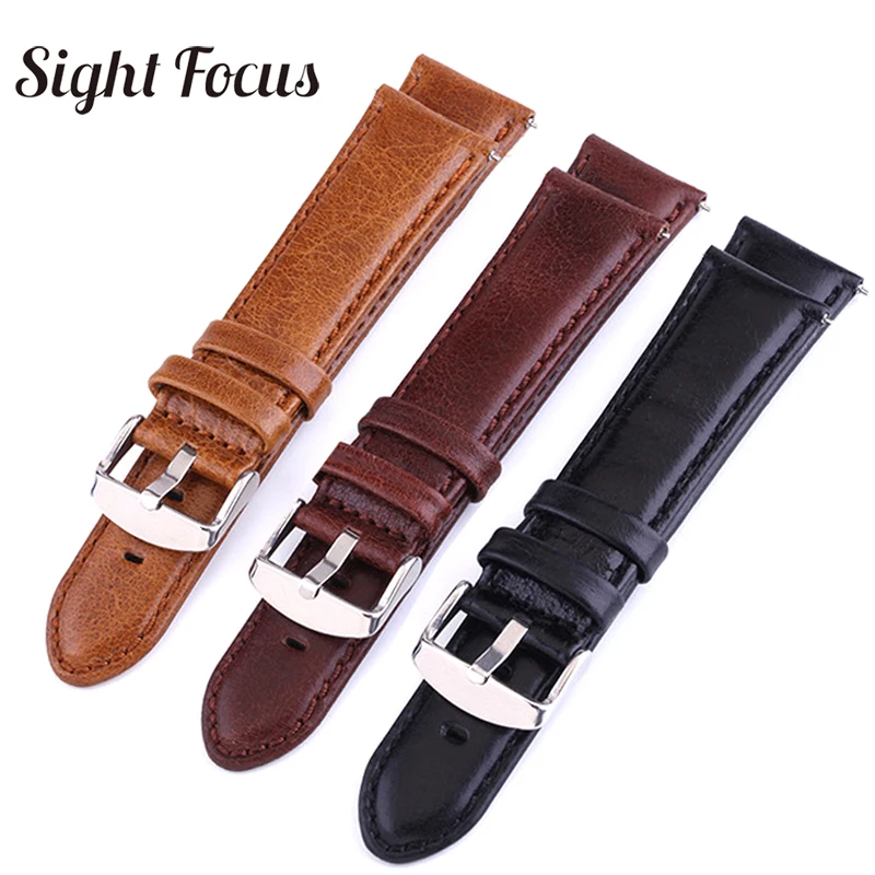 

Leather watch strap fit suunto 9 baro 24mm quick release strap Spartan speed photoelectric watch band Traverse Alpha watchband