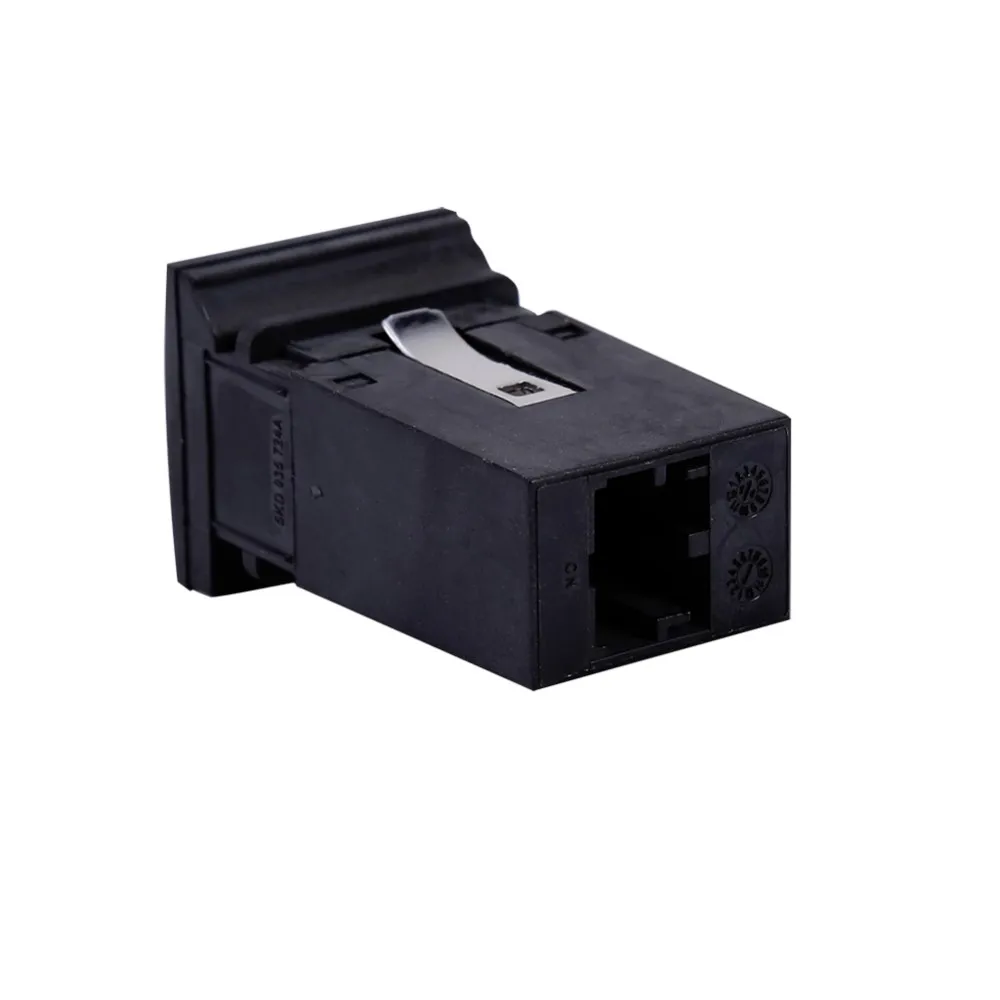 AUX In Switch Plug w/удлинитель Черный для VW GOLF MK6 JETTA MK5 Sagitar Автомобильные аксессуары