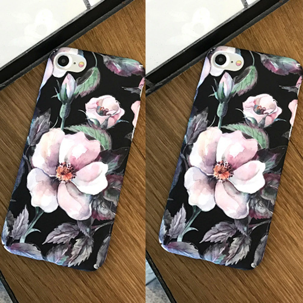 Ретро Цветочный телефонный корпус жесткий чехол foriphone6/6 S/6