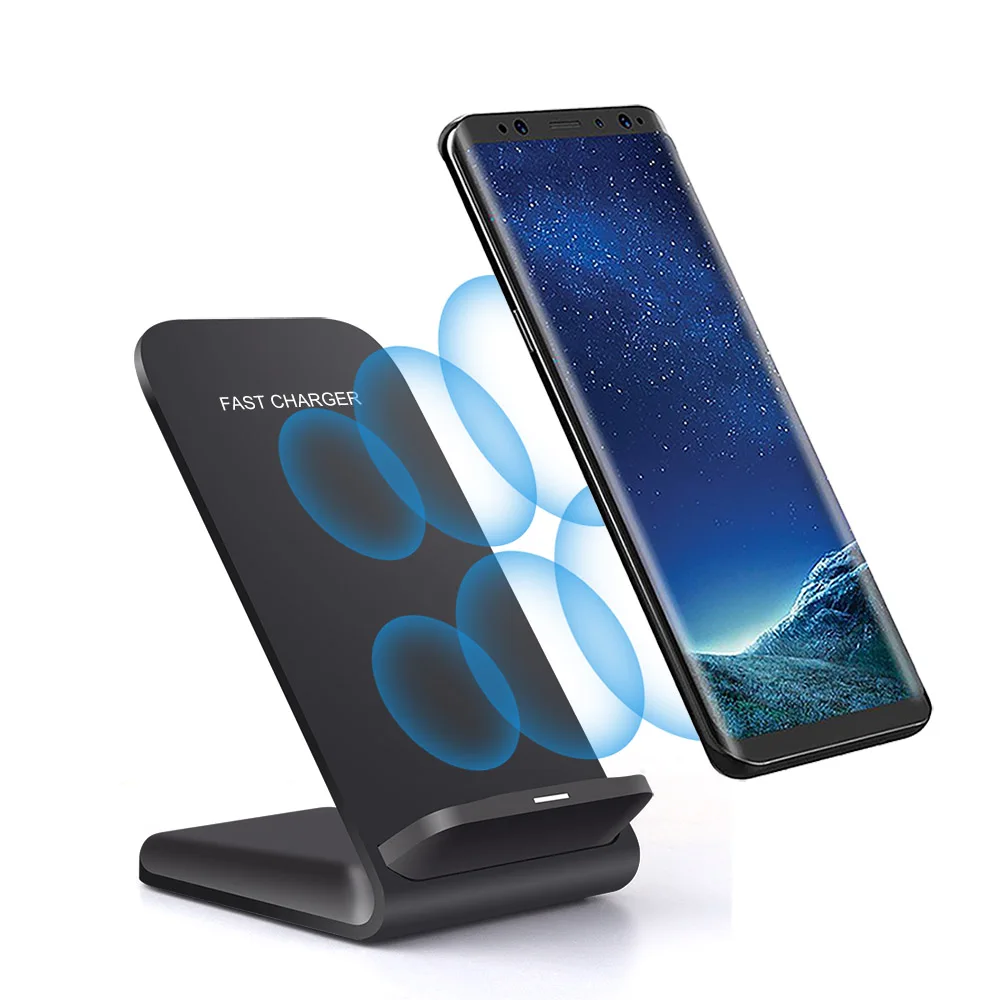 Беспроводное зарядное устройство FDGAO 10 Вт для iPhone XS Max XR X 8 Plus, быстрое зарядное устройство для samsung S9 S8 Note 9 8 QC3.0, беспроводное зарядное устройство