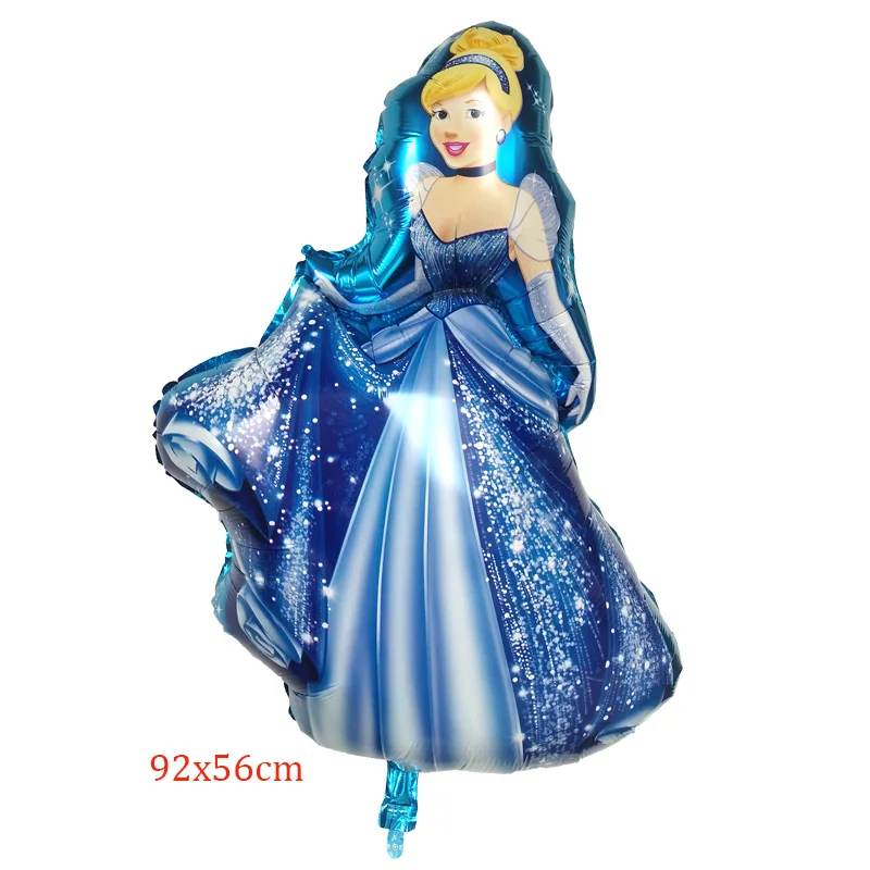 Cinderella 5 шт./лот большой мультфильм пять принцесс фольгированные шары День рождения украшения Эльза Анна Олаф воздушный шар с Золушкой свадебные принадлежности - Цвет: Cinderella