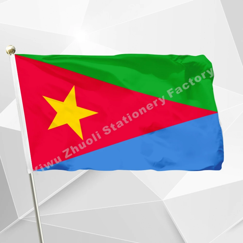 

EPLF Flag 120 x 180 CM 100D Polyester Large Big Eritrea Banner Country