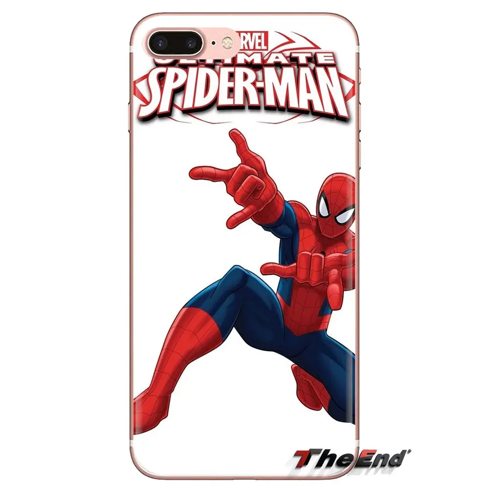 For Xiaomi Mi4 Mi5 Mi5S Mi6 Mi A1 A2 5X 6X 8 9 Lite SE Pro Max Mix 2 3 2S American Flag Spider-Man Transparent Clear TPU Case |