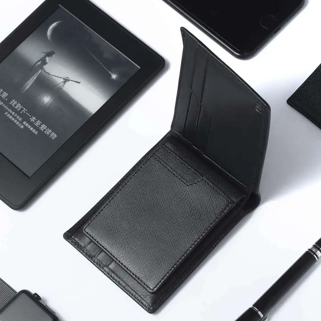 Мужской кошелек Xiaomi Mijia 90 первый слой Воловья кожа устойчивый к царапинам