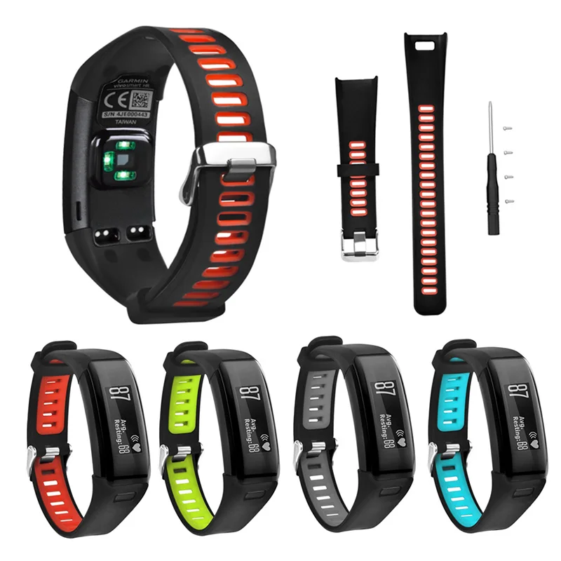 Силиконовый ремешок для часов GARMIN VIVOSMART HR NK Shopping|Смарт-аксессуары| |