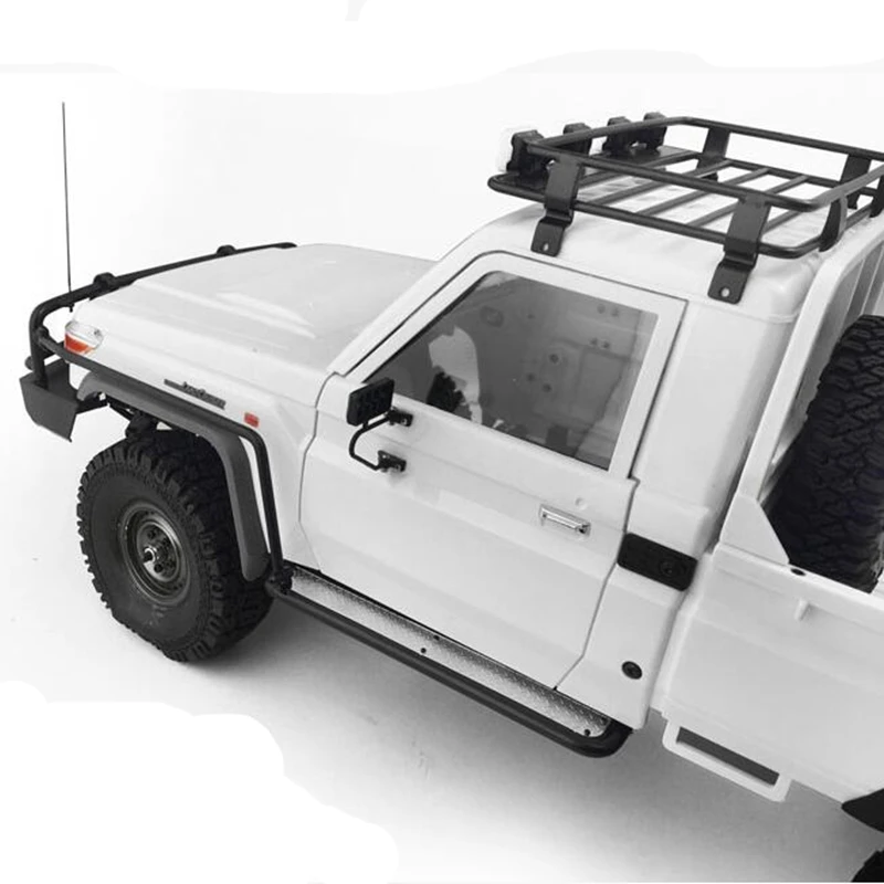 

1/10 rc crawler model car upgrade parts metal front bumper sets for Toyota KILLERBODY LC70 car shell match 4wd TF2 frame chassis