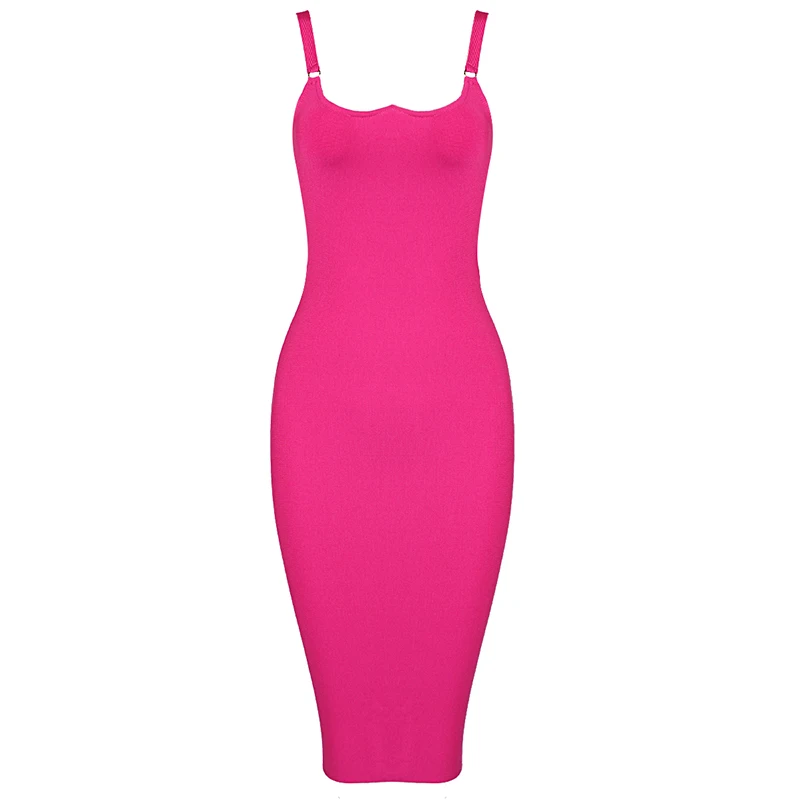 Free Shipping Summer Sexy O Neck Women Bandage Dress 2021 Knitted Elastic Elegant Evening Party Female | Женская одежда