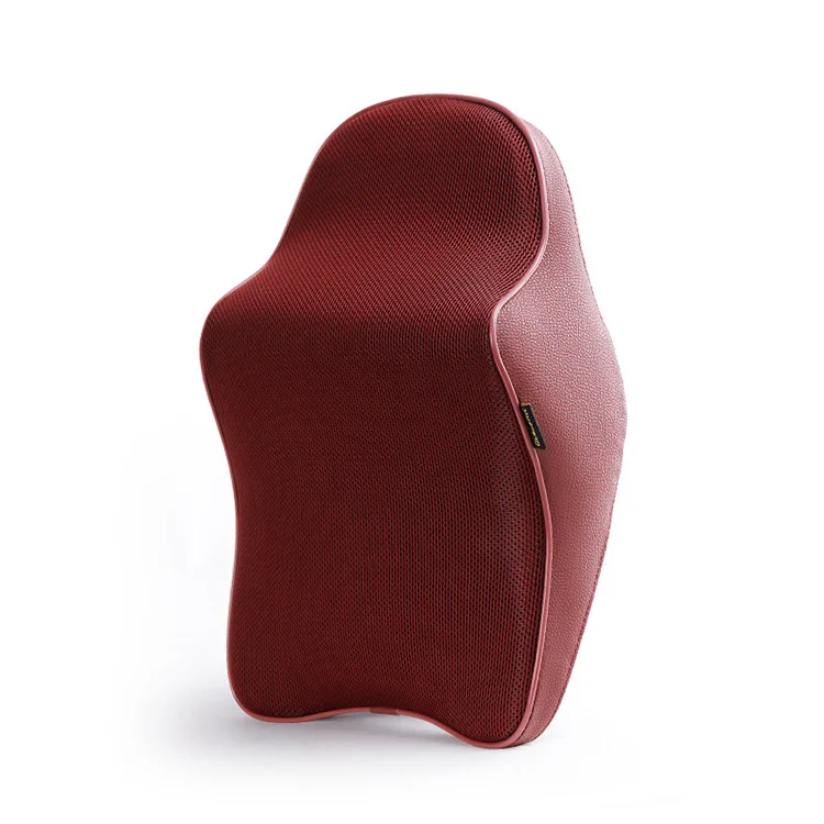 Red Pillow Автомобильная подушка для шеи, подголовник, чехол для автомобильного сиденья, подушка для автомобильного сиденья, поясничная поддержка, пространство, пенопластовая ткань, Автомобильная подушка для стайлинга автомобиля - Цвет: Red Pillow