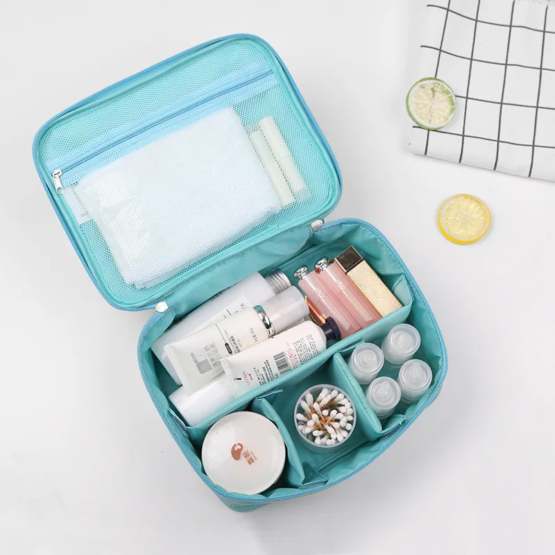 Новая женская косметичка на молнии большая Вместительная дорожная органайзер