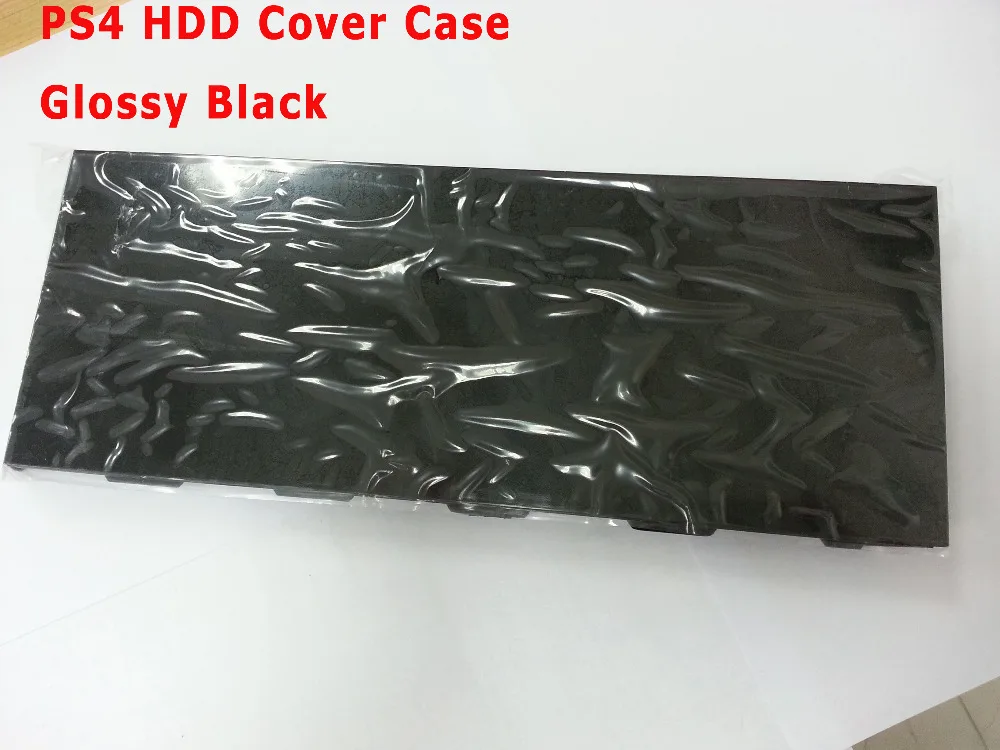 Чехол для жесткого диска PS4 пластиковый глянцевый черный | Электроника