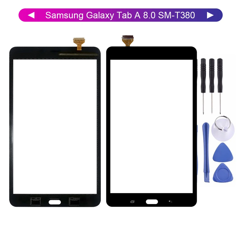 Высокое качество для samsung Galaxy Tab A 8,0 SM-T380 T380 SM-T385 T385 сенсорный экран дигитайзер панель Стекло сенсор+ Инструменты