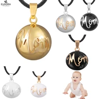euodra angel caller fashion pendant jewelry mom print chime bola pregnancy ball pregnant women long pendants necklaces
