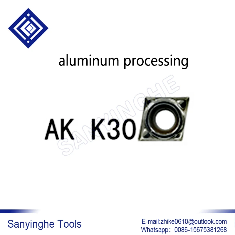 10 Вт 30 50 шт. CCMT060204 AK K30 высокого качества sanyinghe шт./лот cnc карбида обращаясь