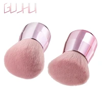 1 pc high quality pink soft hair beauty makeup loose powder blush contour face profile make up artificial fiber brush tool