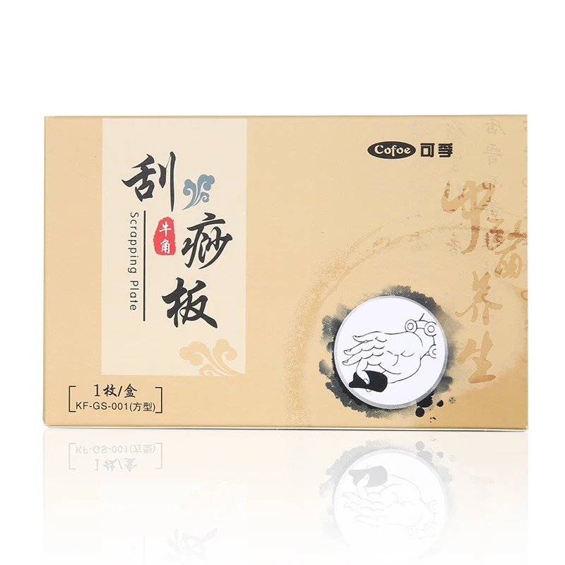 Cofoe, 1 шт., рожок, гуаша, массажный инструмент, здоровье, нефрит, Gua Sha, для тела, для лица, против морщин, массажная доска, традиционные китайские акупунктурные точки