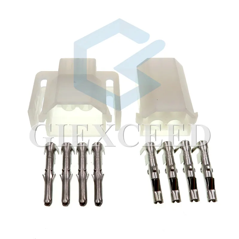 2 комплекта 4 контактный Автомобильный Электрический Женский Мужской жгут