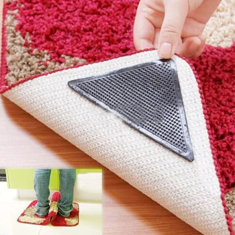 Хит 4 шт./компл. Для ванной Коврики Ковры полезно Захваты Нескользящие