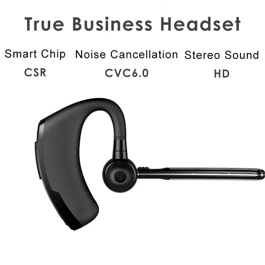 New P8 Business Bluetooth Headset V9 Transmission With Voice Control CSR4.1 Wireless Sports Mini Stereo | Электроника